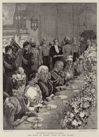 La visita del re del Siam alla regina da William Small